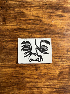 Glimpse #1 Linocut Print