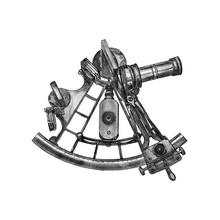 Load image into Gallery viewer, Sextant Illustration (10x10)
