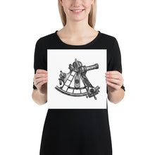 Load image into Gallery viewer, Sextant Illustration (10x10)
