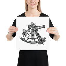 Load image into Gallery viewer, Sextant Illustration (10x10)
