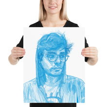 Load image into Gallery viewer, Blue Notebook: Self Portrait 2021
