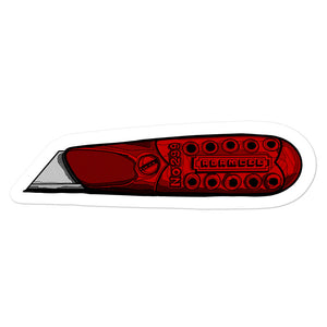 NO. 299 UTILITY KNIFE DIE CUT STICKERS