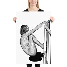 Load image into Gallery viewer, HANGING ON FIGURE STUDY | POSTER PRINTS
