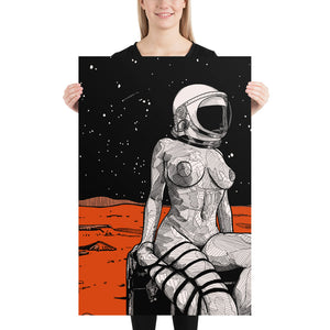 MARS SPACEGIRL | POSTER PRINTS