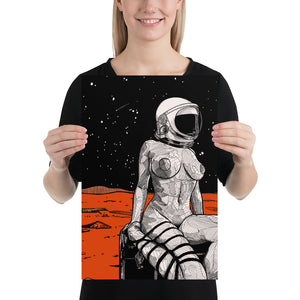 MARS SPACEGIRL | POSTER PRINTS