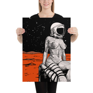 MARS SPACEGIRL | POSTER PRINTS