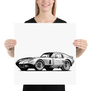 CSX2287 SHELBY DAYTONA COBRA COUPE | POSTER PRINTS