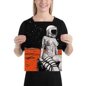 MARS SPACEGIRL | POSTER PRINTS