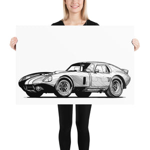 CSX2287 SHELBY DAYTONA COBRA COUPE | POSTER PRINTS