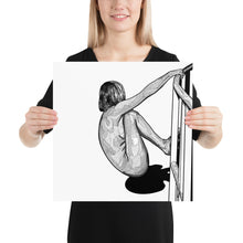 Load image into Gallery viewer, HANGING ON FIGURE STUDY | POSTER PRINTS
