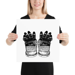 SOKOL KV2 SPACESUIT GLOVES | POSTER PRINTS