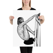 Load image into Gallery viewer, HANGING ON FIGURE STUDY | POSTER PRINTS
