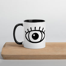 Load image into Gallery viewer, EYE COLOR MUG (Black Logo)
