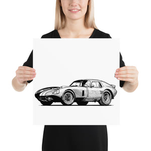 CSX2287 SHELBY DAYTONA COBRA COUPE | POSTER PRINTS